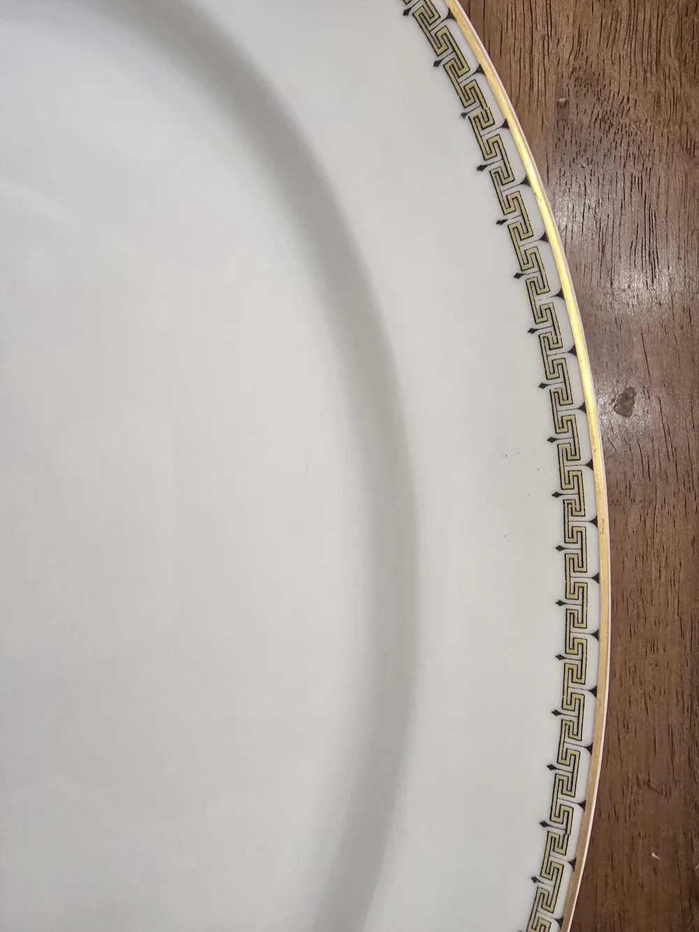 VTG Haviland & Co Limoges France ALBANY Greek Key Oval Serving Platter 14